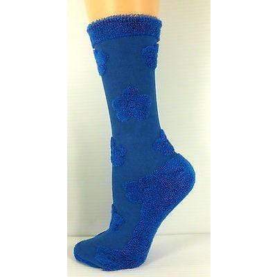 Women's Cotton Crew Sock with Cute Fashion Flower Design - Wear Sierra