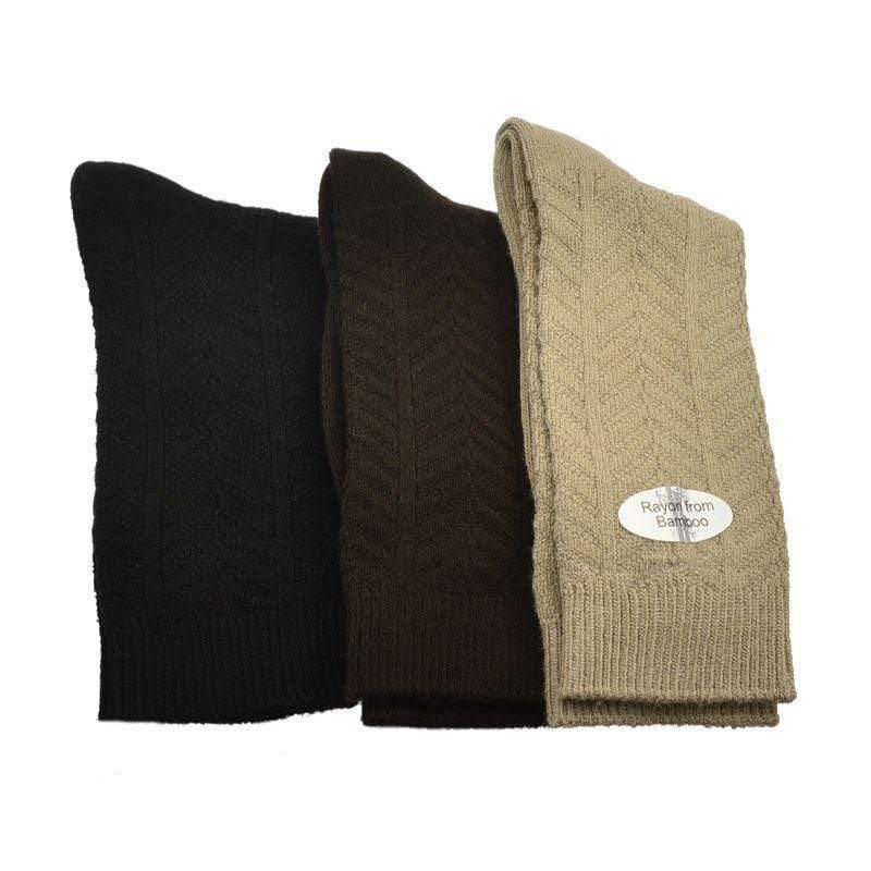 Women's Crew Socks, Chevron Pattern Crew Socks - 3 Pair Packs - Wear Sierra