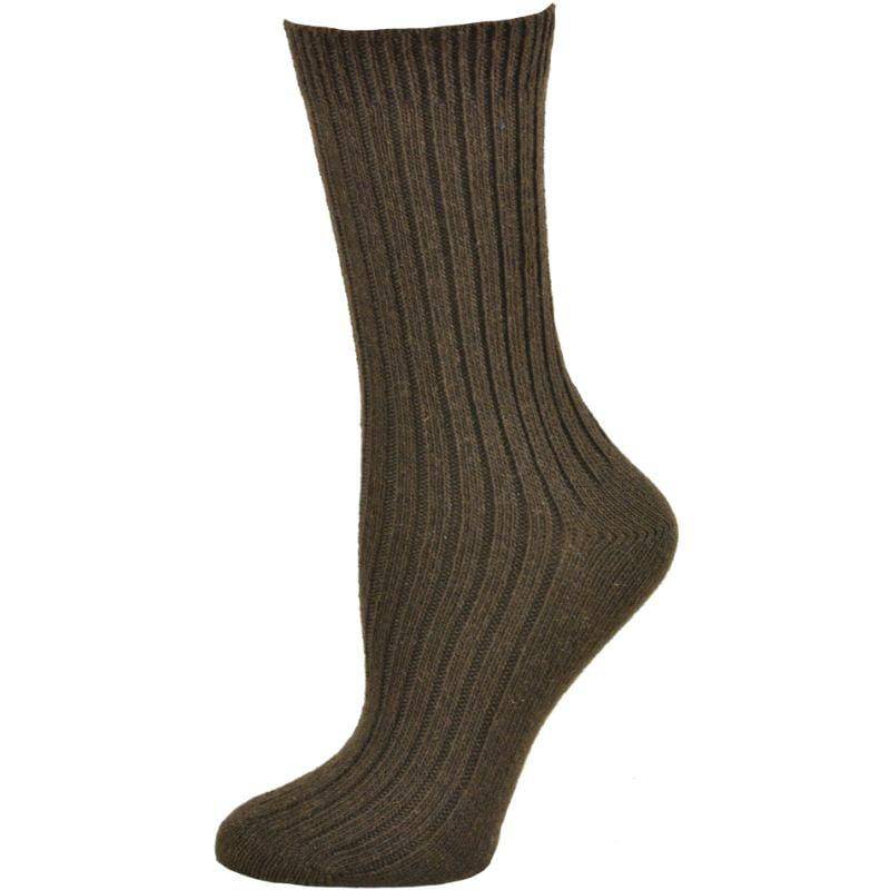 Women's Crew Socks in Soft Cotton / Wool Comfort and Warmth 2 Pair Pack - Wear Sierra