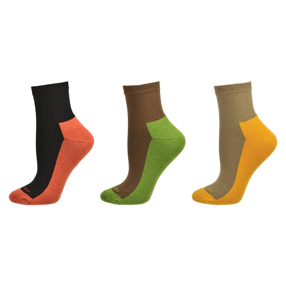 Women's Cushioned Athletic Cotton Ankle Socks - Wear Sierra