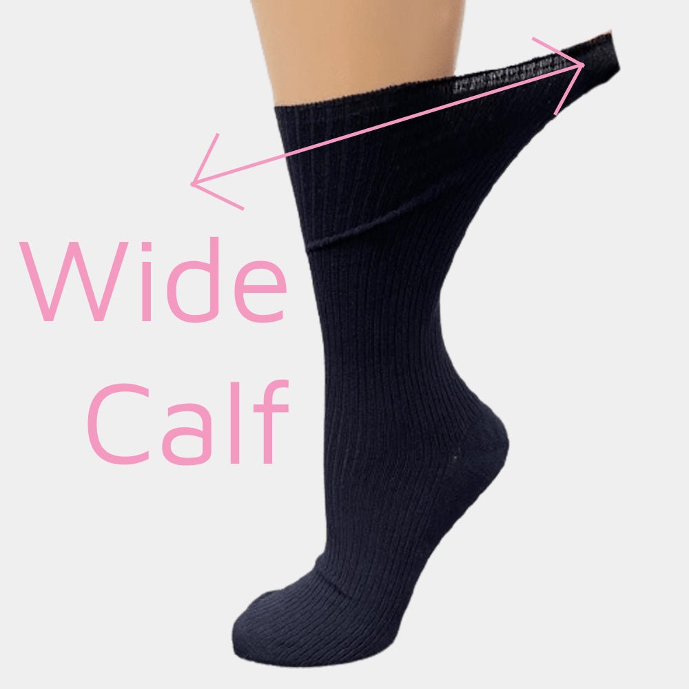 Women's Diabetic Arthritic Rayon Crew Socks 3 - Pair Packs - Wear Sierra