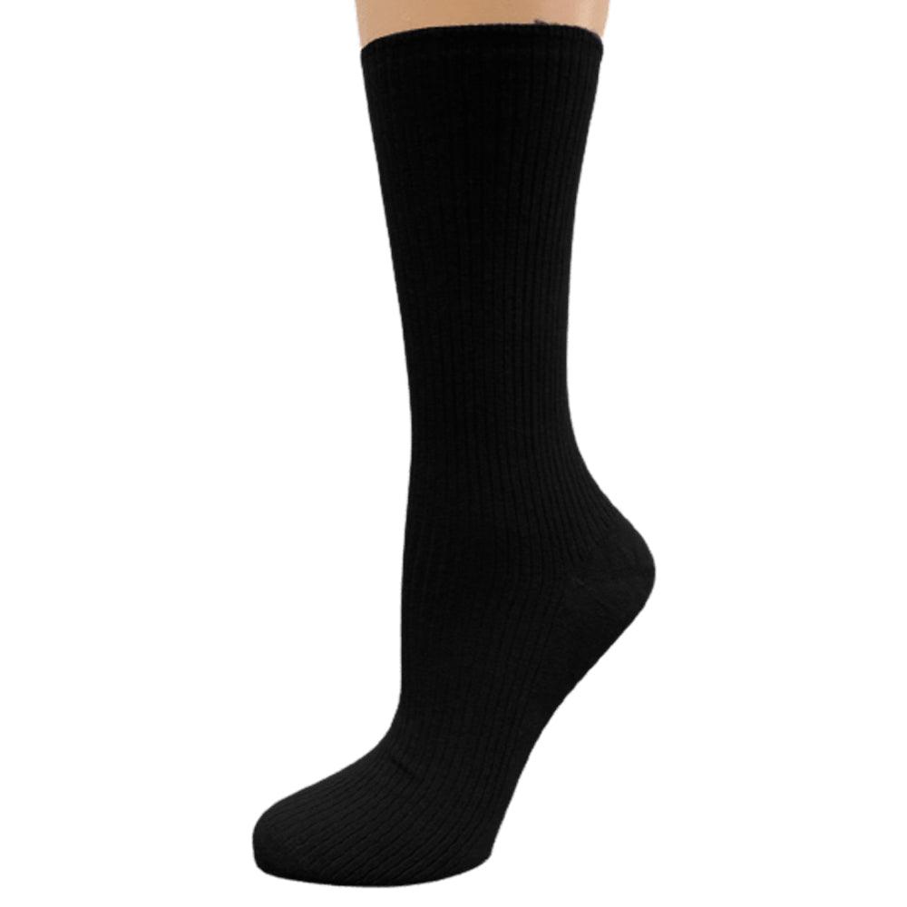 Women's Diabetic Arthritic Rayon Crew Socks 3 - Pair Packs - Wear Sierra