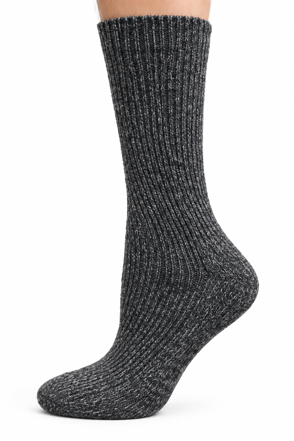 Women’s Diabetic Crew Socks with Extra Wide Calf - Regenerated Wool Ecofriendly Footwear - Wear Sierra