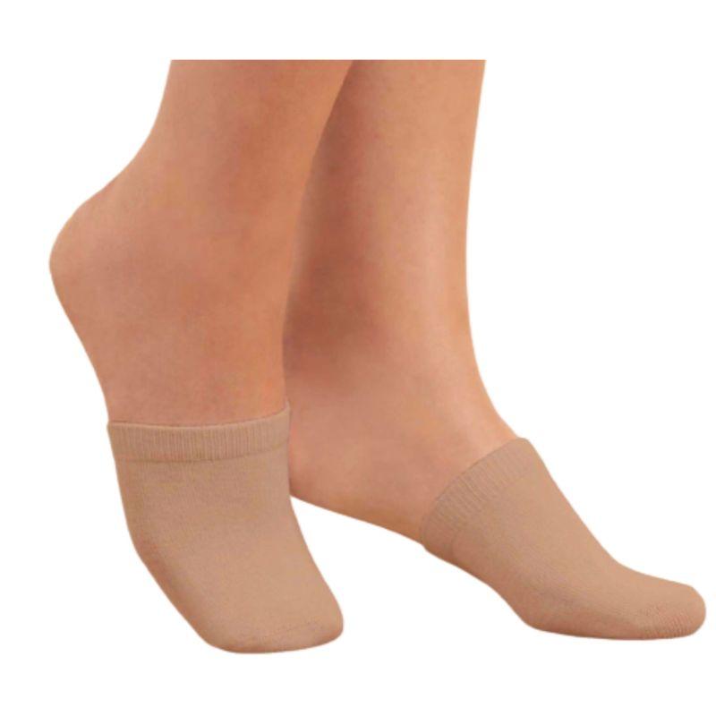 Women's Footie Half Socks in Combed Cotton for Slip-On Shoes - Wear Sierra