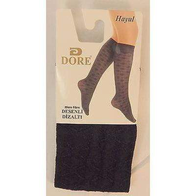 Women's Knee Hi with Delicate Flower Pattern - Wear Sierra