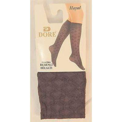 Women's Knee Hi with Delicate Flower Pattern - Wear Sierra