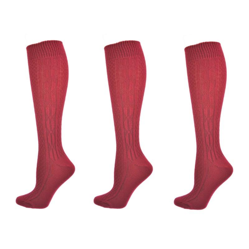 Women's Knee High Socks, Girls & Boys School Uniform Socks in Soft and Warm Acrylic Classic Colors - Wear Sierra