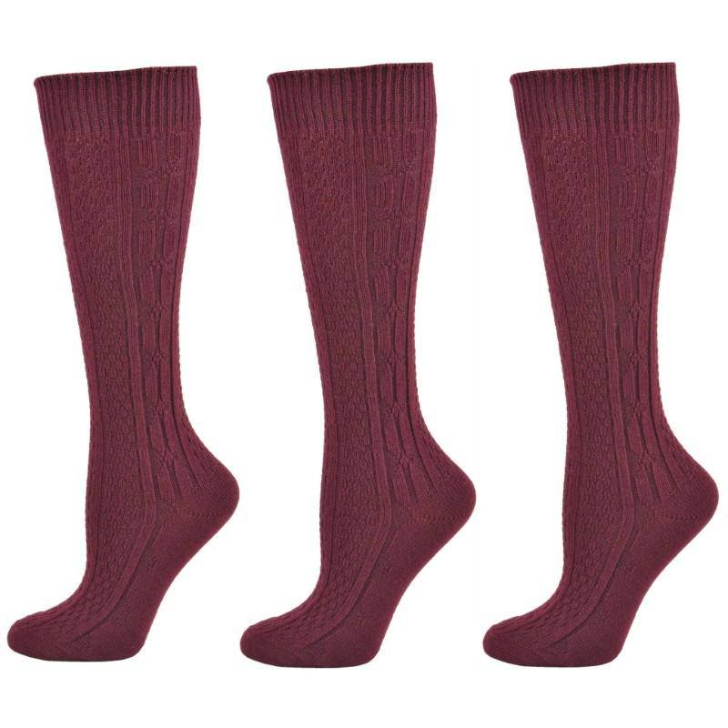 Women's Knee High Socks, Girls & Boys School Uniform Socks in Soft and Warm Acrylic Classic Colors - Wear Sierra