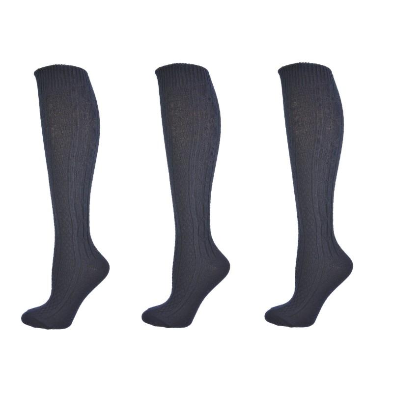 Women's Knee High Socks, Girls & Boys School Uniform Socks in Soft and Warm Acrylic Classic Colors - Wear Sierra