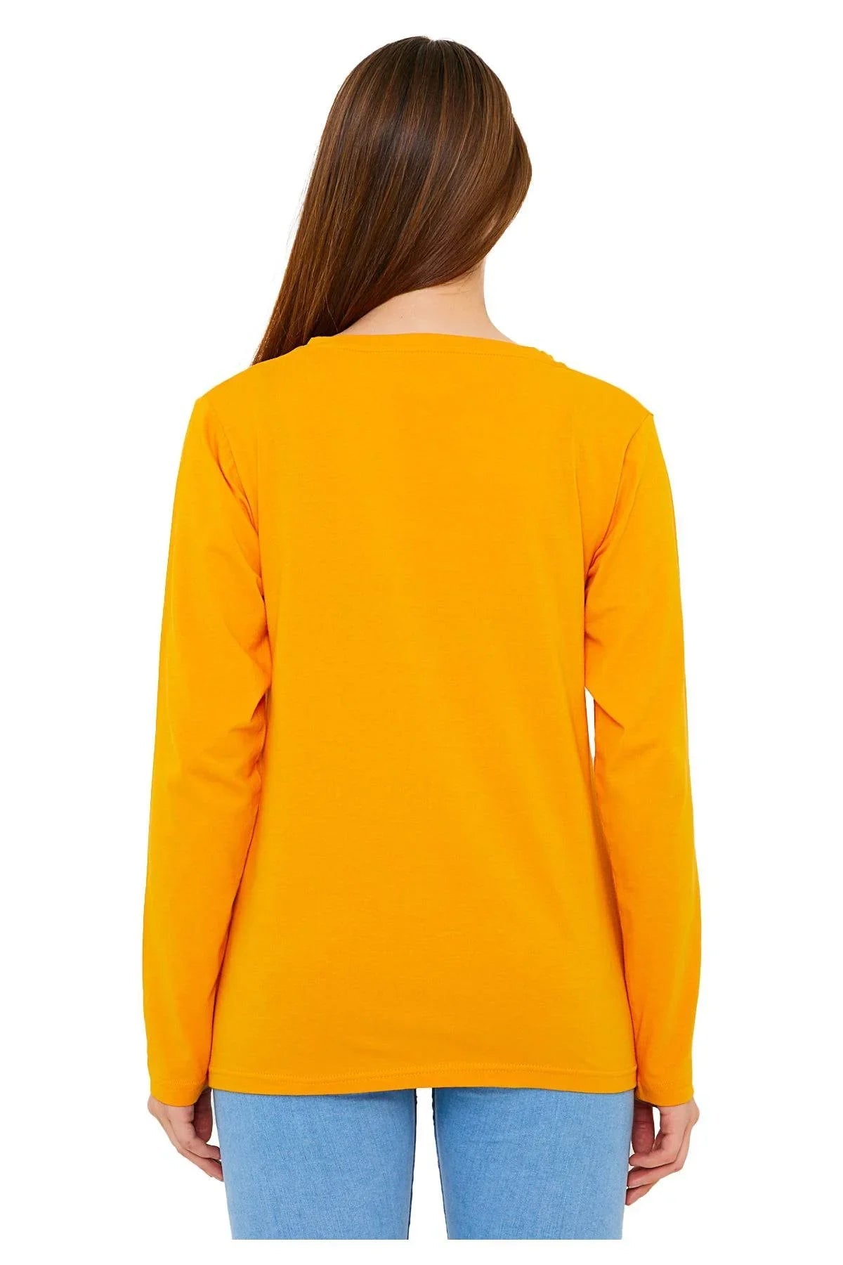 Women's Long Sleeve V-Neck Shirts - in All Natural, Colorful Pima Cotton, Turkish Cotton Long-Sleeve Shirts - Great for Layering under Sweaters and Scrubs - Wear Sierra