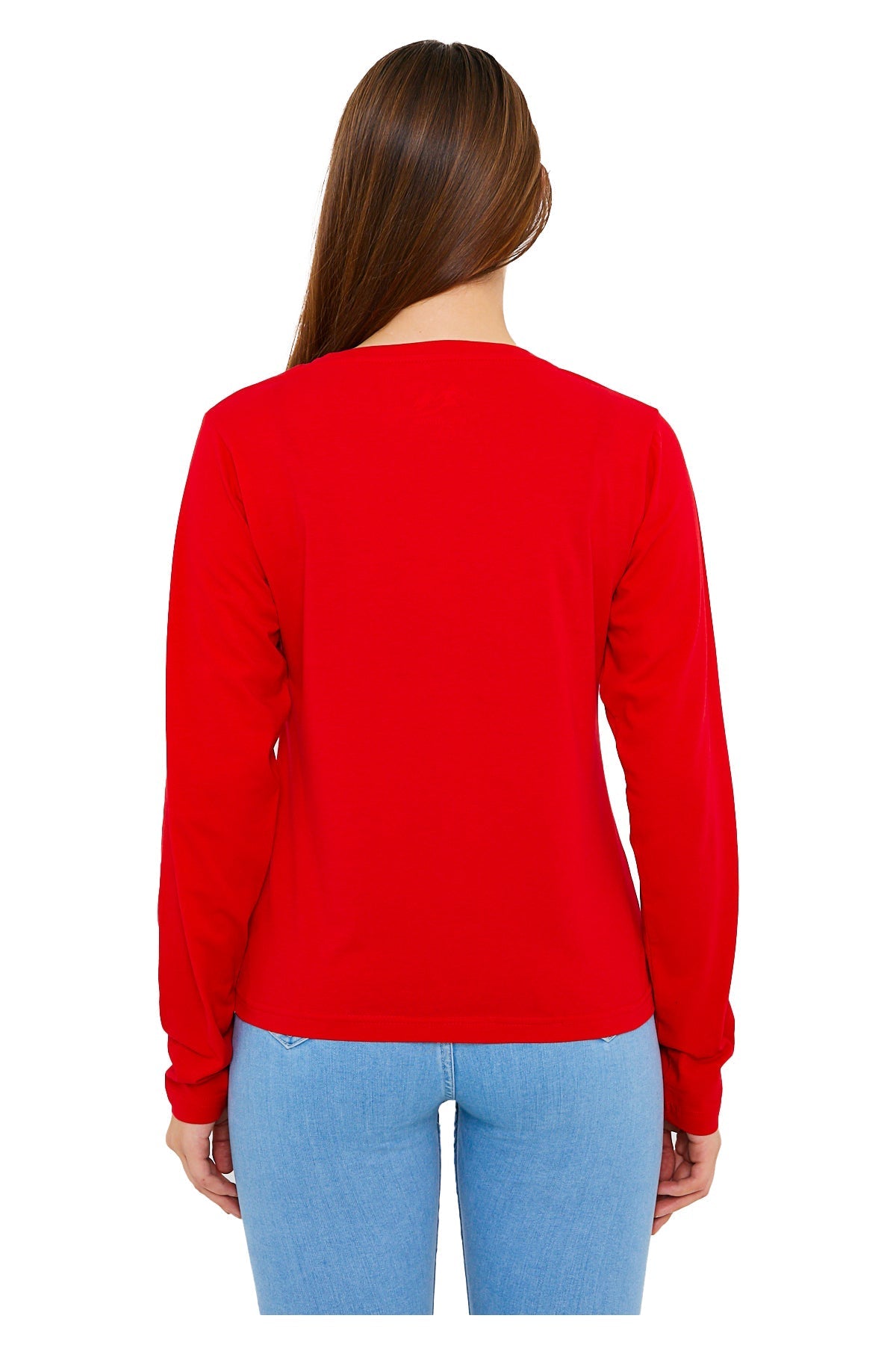 Women's Long Sleeve V-Neck Shirts - in All Natural, Colorful Pima Cotton, Turkish Cotton Long-Sleeve Shirts - Great for Layering under Sweaters and Scrubs - Wear Sierra