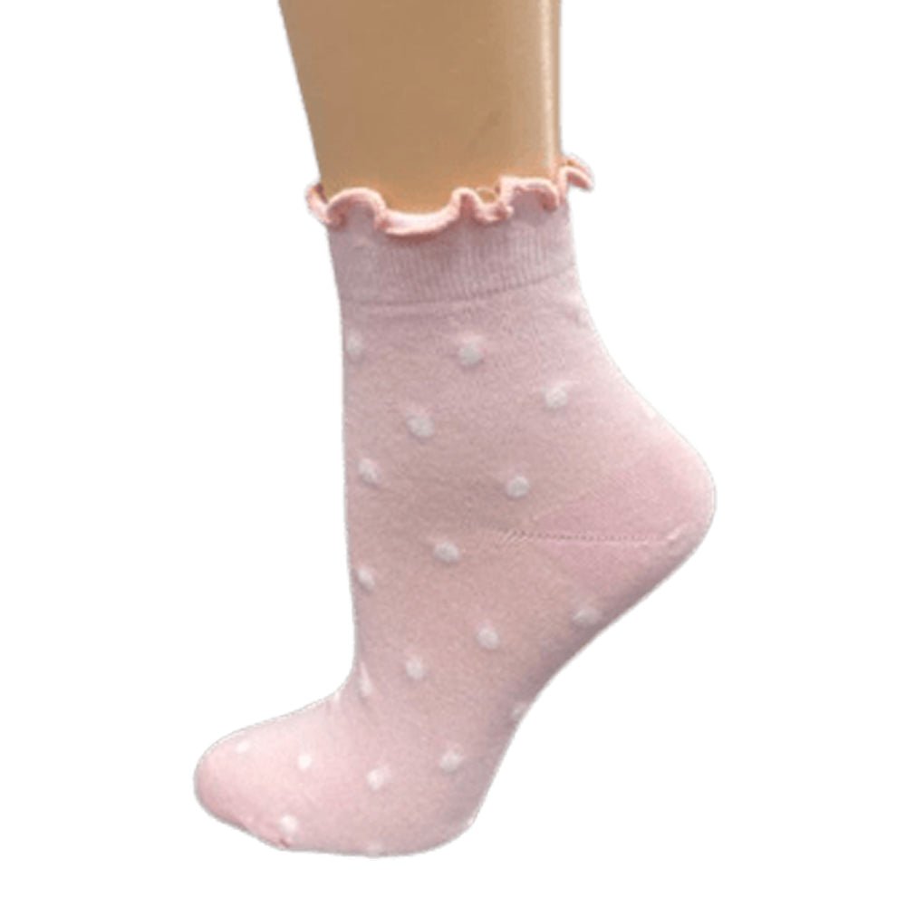 Women's Low Cut Lettuce Edge Ruffle Socks 2 or 4-Pair Packs - Wear Sierra
