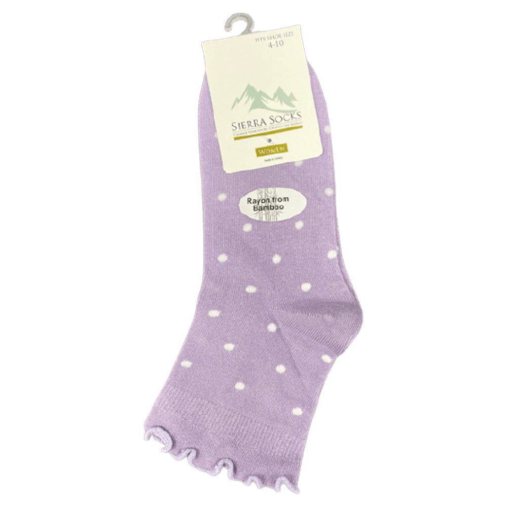 Women's Low Cut Lettuce Edge Ruffle Socks 2 or 4-Pair Packs - Wear Sierra