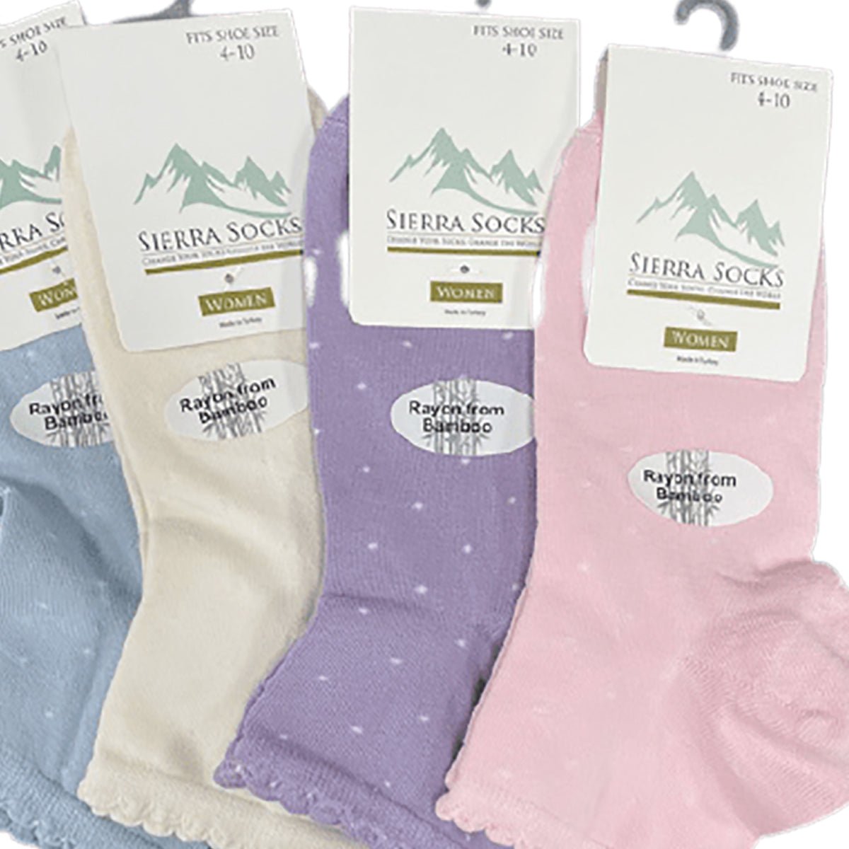 Women's Low Cut Quarter Socks in 2 -Pair & 4-Pair Packs - Wear Sierra