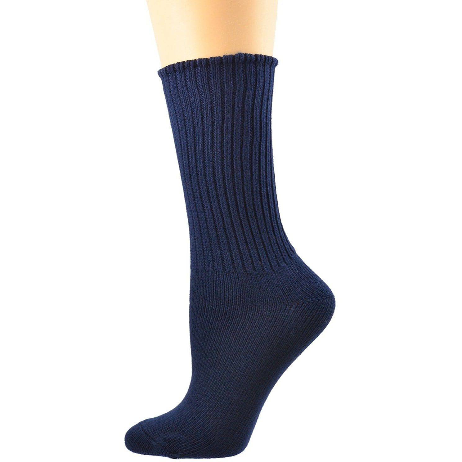 Women's Organic Cotton Crew Socks - in Smaller Sizes for Kids' School Uniforms Too! - Wear Sierra