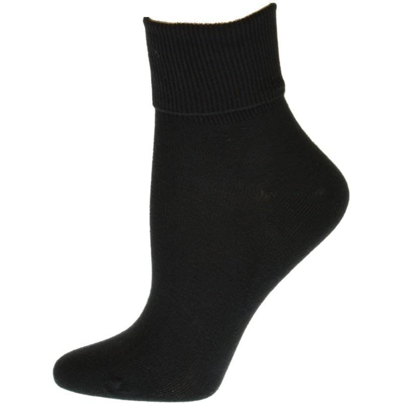 Women's Organic Cotton Turn Cuff Seamless Toe Socks - 3 Pair Packs - Wear Sierra