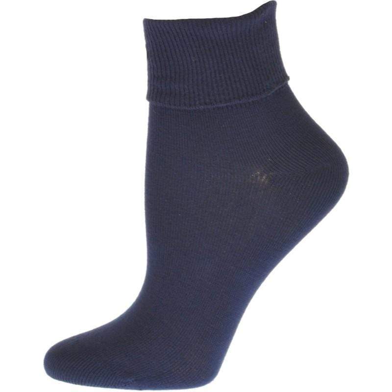 Women's Organic Cotton Turn Cuff Seamless Toe Socks - 3 Pair Packs - Wear Sierra