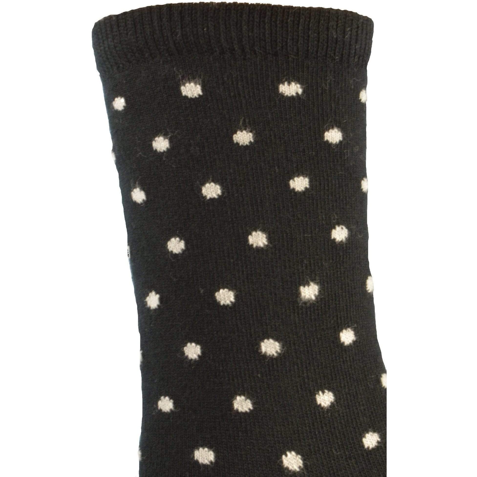 Women's Polka Dot Pattern Crew Socks 2-Pair Pack Cotton Socks - Wear Sierra