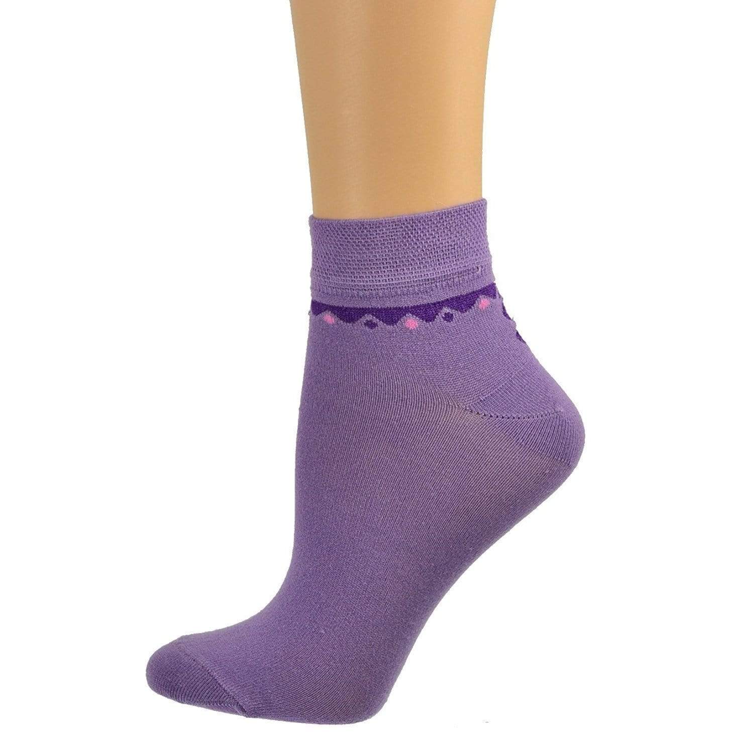 Women's Rayon Low-Cut 4 Pair Pack Colorful Socks - Wear Sierra