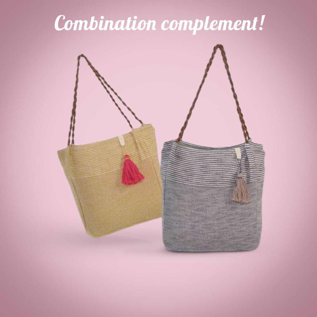 Women's Shoulder Bag, Foldable Tote Bags, 100% Cotton Tote Bag, Beach Bag, Diaper Bag - Wear Sierra