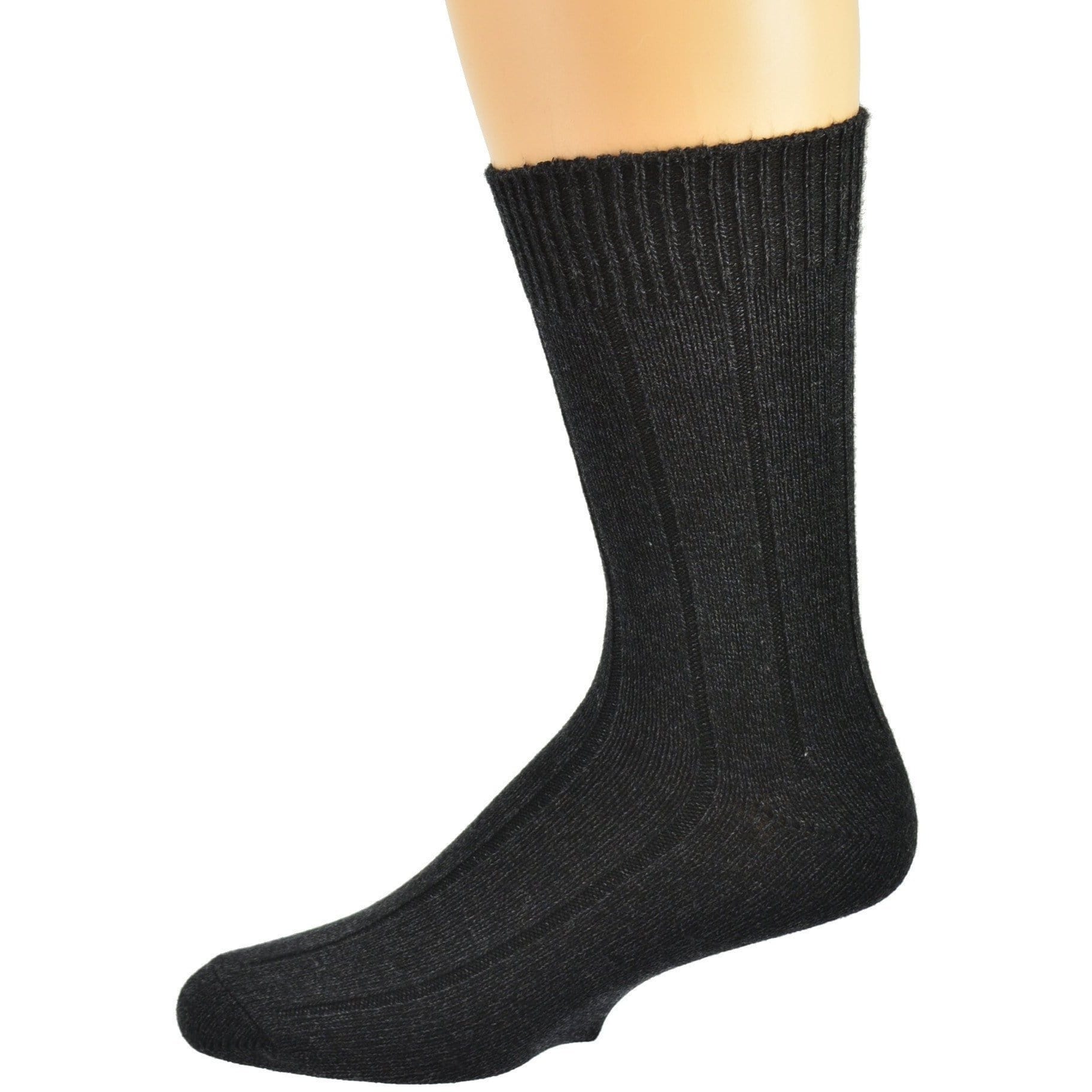Women's Silky Rayon True Rib Casual Crew Socks - Wear Sierra