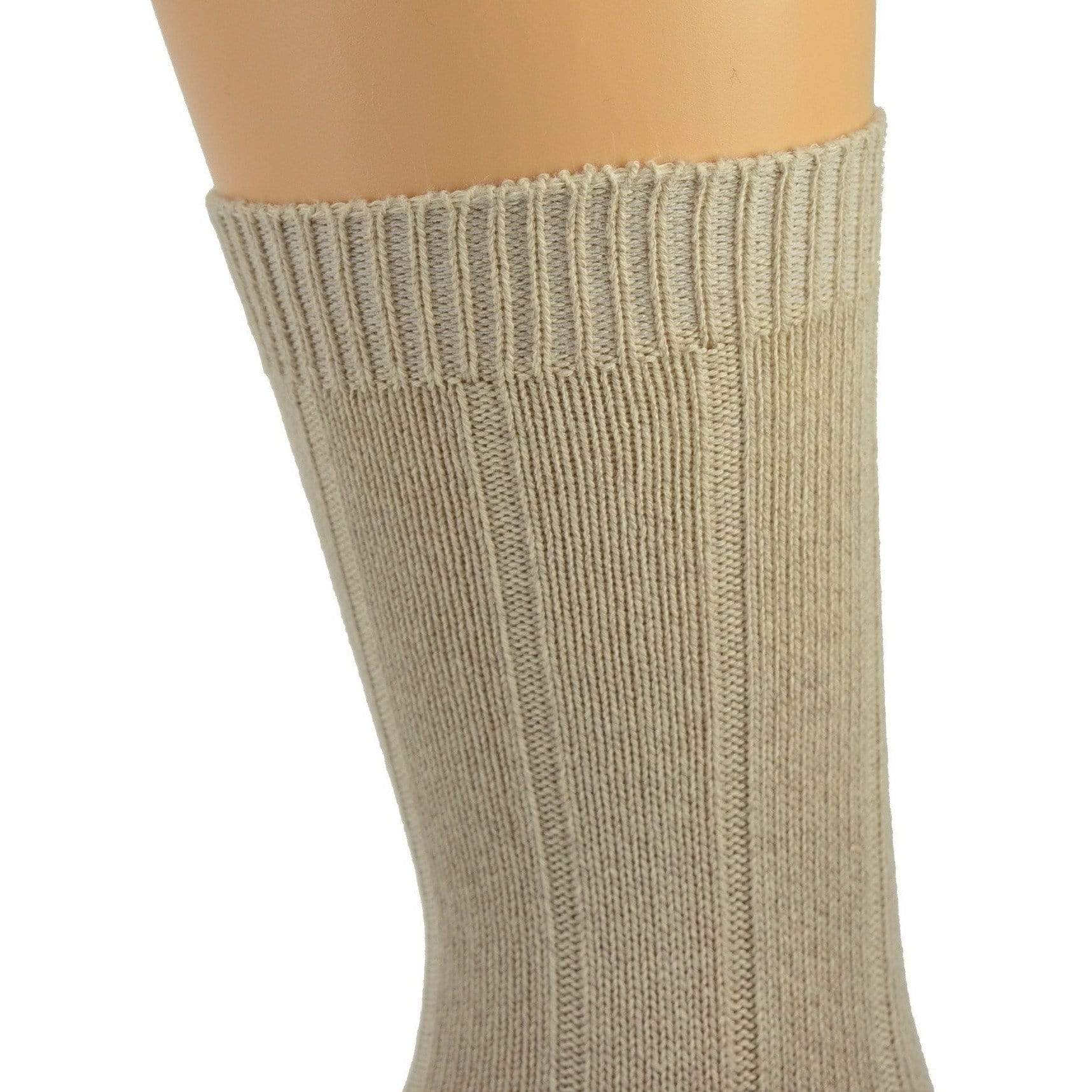 Women's Silky Rayon True Rib Casual Crew Socks - Wear Sierra