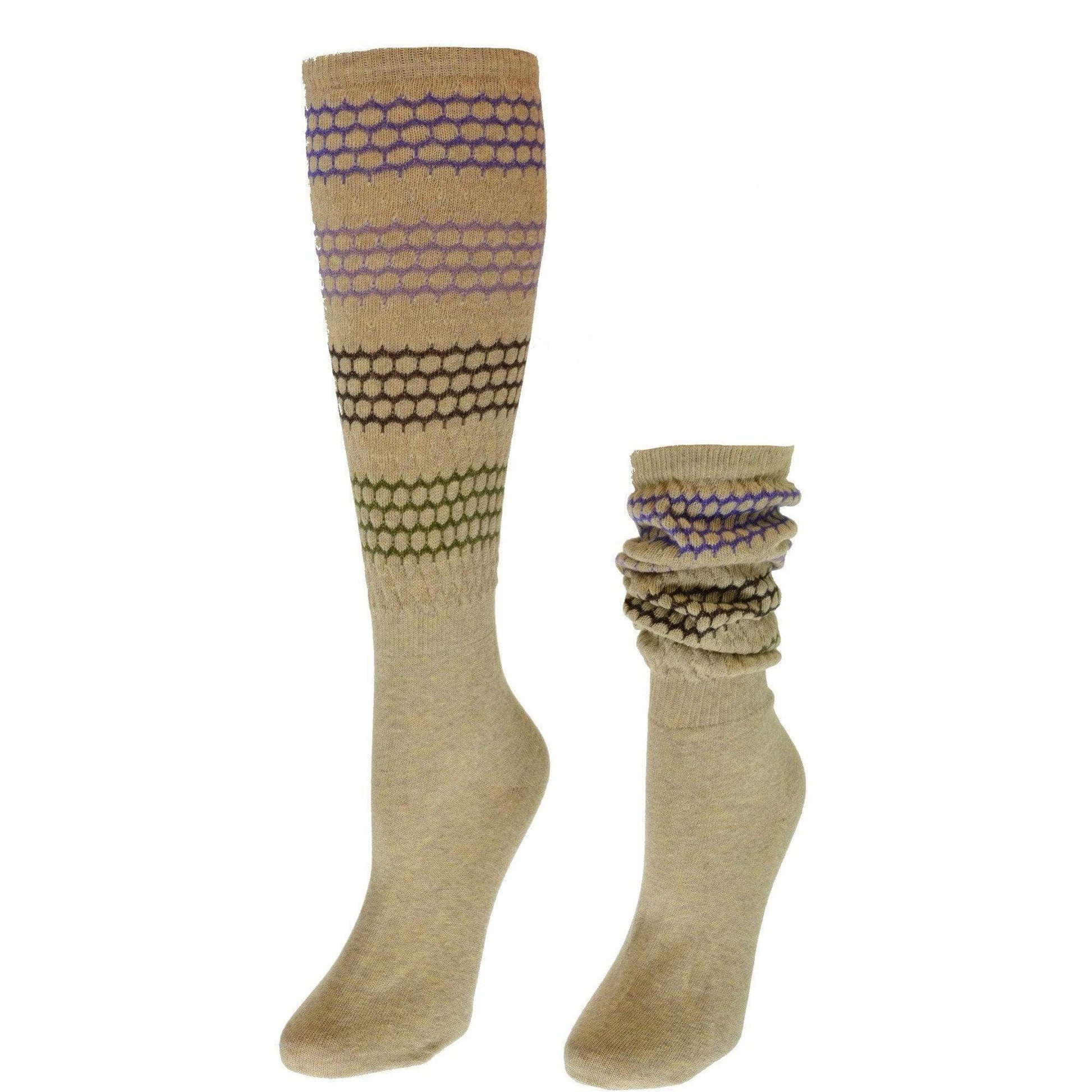 Women's Slouch or Knee High Organic Cotton Socks - Wear Sierra