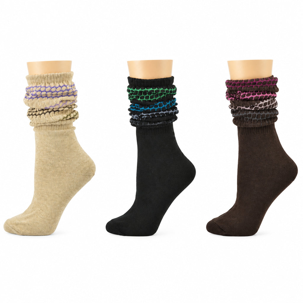 Women's Slouch or Knee High Organic Cotton Socks - Wear Sierra