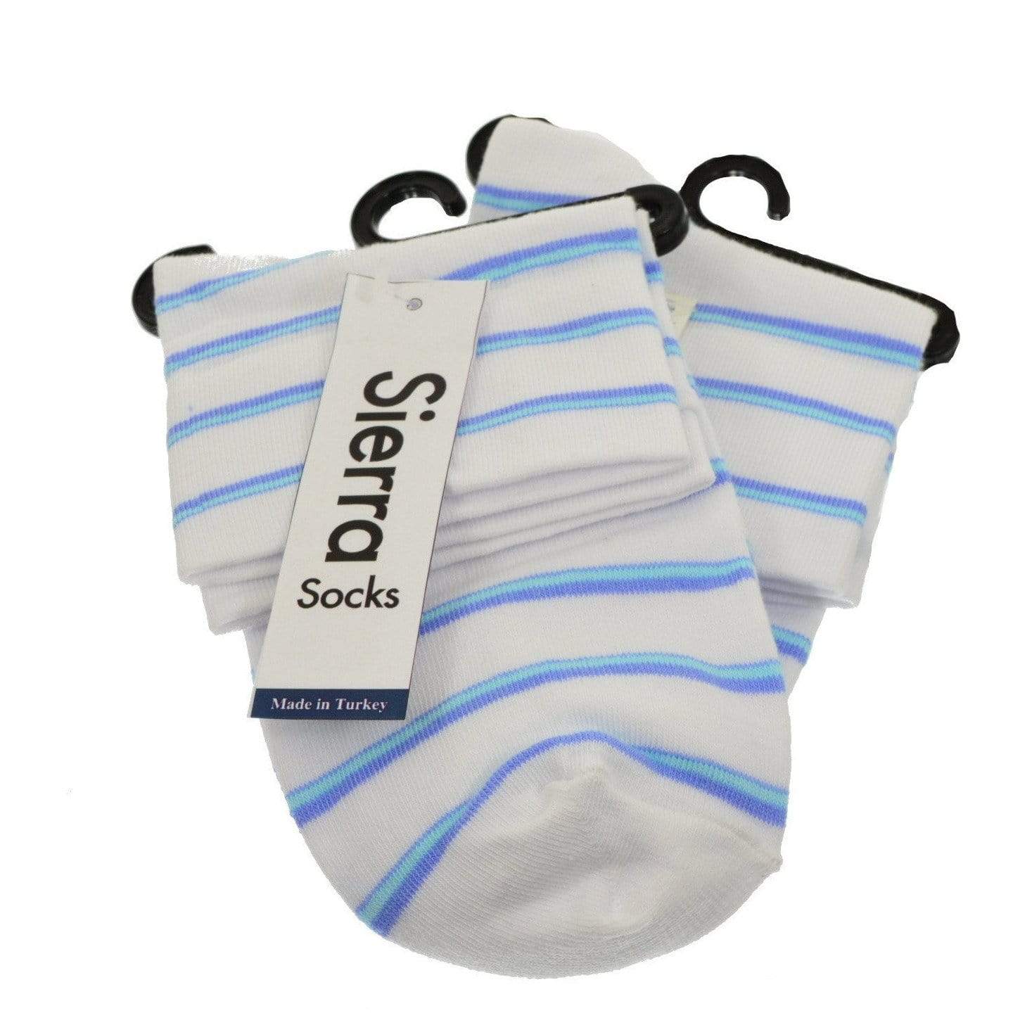 Women's Stripe Cotton Crew Sock - Wear Sierra