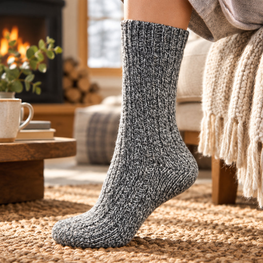 Women’s Wool Crew Socks – Warm, Breathable, Moisture-Wicking Wool Blend for Everyday Comfort - Wear Sierra