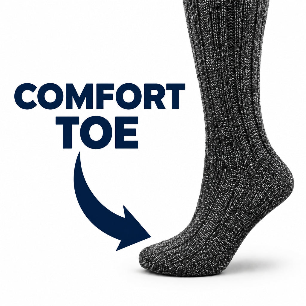 Women’s Wool Crew Socks – Warm, Breathable, Moisture-Wicking Wool Blend for Everyday Comfort - Wear Sierra