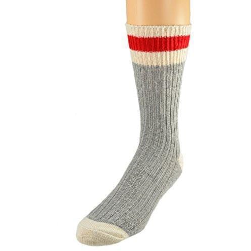 Wool Striped Men's 3 Pair Pack Work and Boot Socks - Wear Sierra