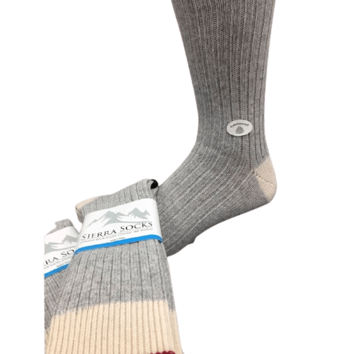Wool Striped Men's 3 Pair Pack Work and Boot Socks - Wear Sierra